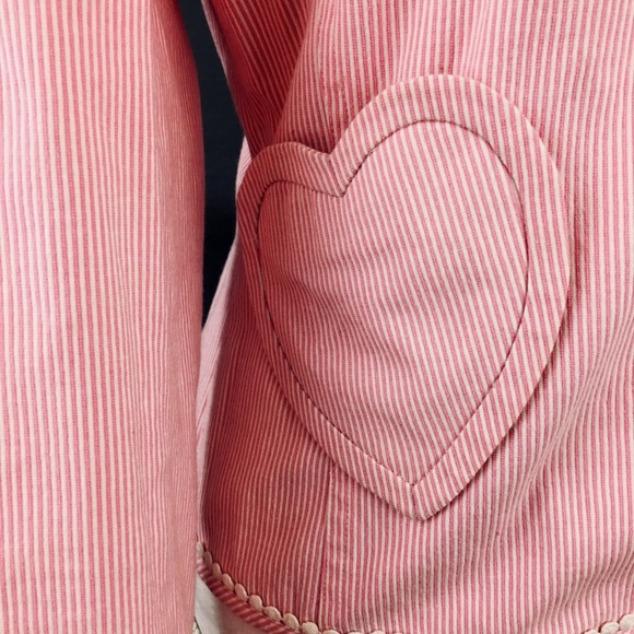 Lilly Pulitzer Heart Skirt Suit Blazer 8 Skirt 4 - Picture 3 of 8